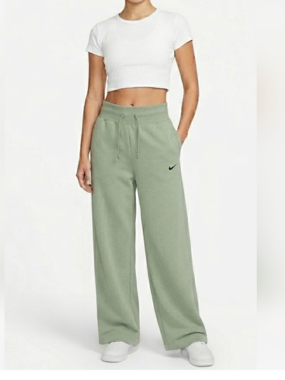 NWT Nike Phoenix Standard Fit High Rise Wide Leg Sweats